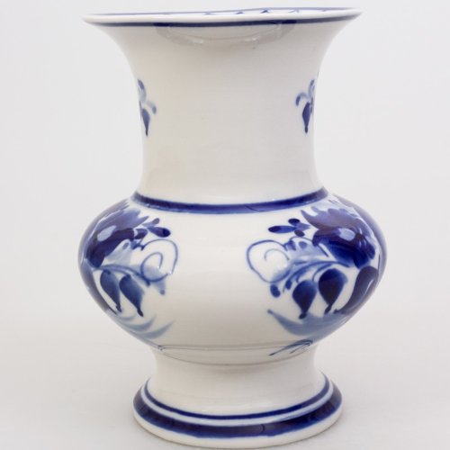 Blue And White Porcelain - Sparrow Napkin Holder Gzhel Porcelain #TOP4