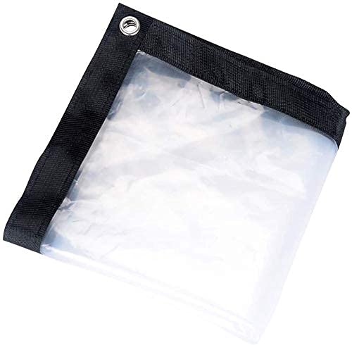 Lona de polietileno transparente impermeable y engrosada con cuerda