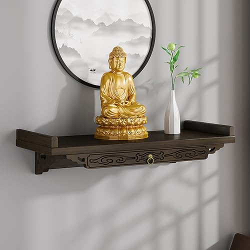 Autel en Bambou compact de 39 cm pour méditer facilement chez soi