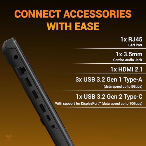 Image of ASUS TUF A16 (2025), AMD Ryzen 7 7445HS, RTX 4050-6GB, 16GB RAM, 512GB SSD, FHD+, 16 inch, 40 cm, Windows 11 Home, M365 Basic(1yr)* Office24, Mecha Gray, 2.2 Kg, FA607NUG-RL136WS, Gaming Laptop