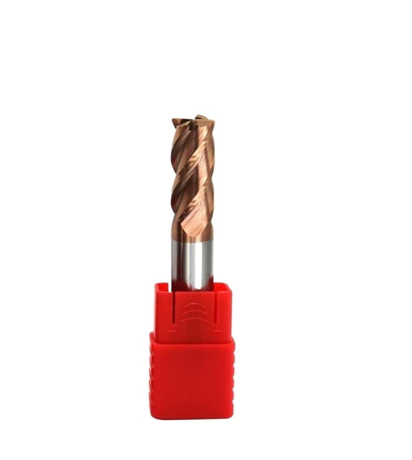 Fresa de carburo tungsteno con revestimiento aleación 4 flautas, máquina CNC, herramientas fresado plano, 1,0-20,0mm, Uds(12x30Cx12Dx75L)