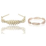 【Diseño elegante】 Romanos Joyería para el cabello es un diseño clásico, de moda, pero simple, el diseño único te hace ver elegante y encantador en banquetes, vestidos de novia y vestidos de noche.