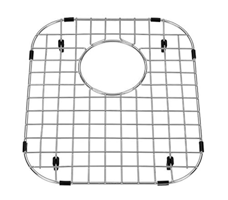 Starstar 60/40 Double Bowl Kitchen Sink Bottom Two Grids, Racks, Protector Stainless Steel, 16 x 13,14.5 x 11.26