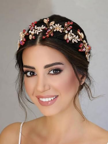 IYOU Vite dei Capelli Strass Sposa Fasce per