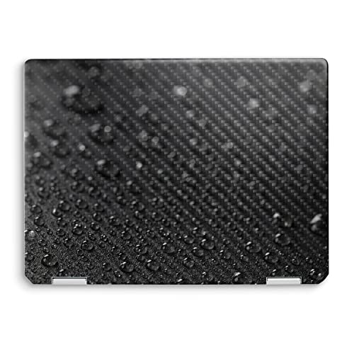 Image of MightySkins Carbon Fiber Skin Compatible with HP Spectre x360 14 inch (2022) Full Wrap Kit - Dewdrop | Protective, Durable Textured Carbon Fiber Finish | Easy to Apply | Made in The USA