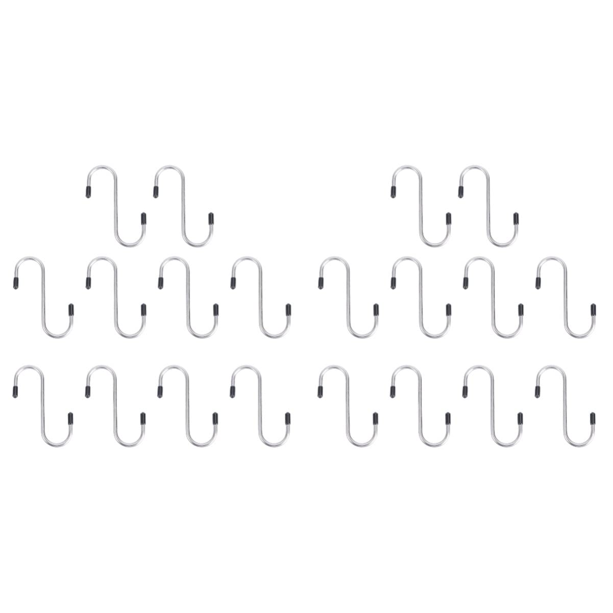 VASDEV Clips de Metal Heavy Duty Metal Clips Heavy Duty 2 Piezas Ganchos en Forma de S Ganchos de Alambre en Forma de s Mini Ganchos de Adorno Ganchos de Enredaderas de jardinería Colgado