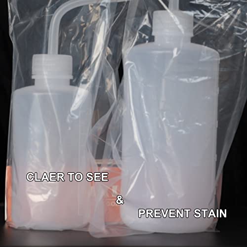 MIUXIA 250pcs Wash Bottle Bags