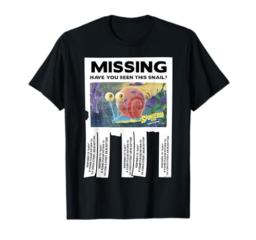 SpongeBob SquarePants: Sponge On The Run Missing Gary Poster T-Shirt
