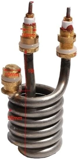 Electric Faucet Heating Element 220V 3000W 3300W Instant Water Heater Parts of Stainless Steel Heating Pipe(Type D)