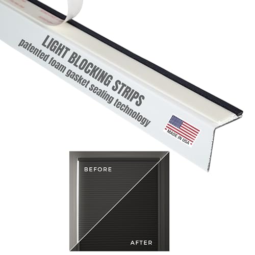Light Blocking Strips – White 60', Set of 2 –...