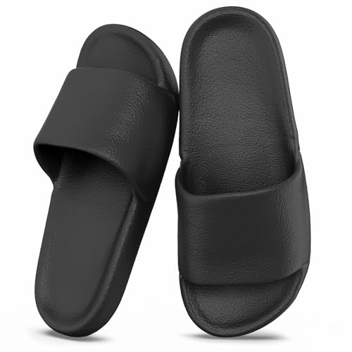 Cloud Slides For Women & Men,Shower Shoes,Pool Sandals,Pillow Slippers,With Arch Support Quick Drying Non-Slip Comfortable Lightweight Cloud Slippers Bathroom Indoor Home Beach
