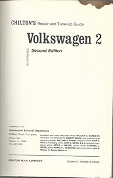 Chilton's Repair and Tune-Up Guide--Volkswagen 2
