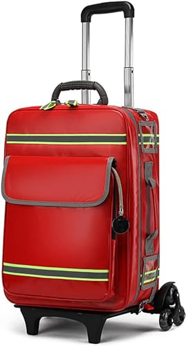 Bolsa de emergencia Mochila de primeros auxilios vacía, bolsa de enfermera comunitaria con divisores desmontables para atención domiciliaria, evento de emergencia, para estudiantes de enfermería, te