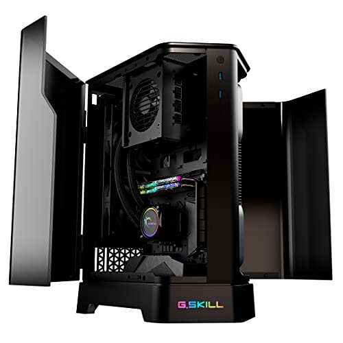 Image of G.SKILL Z5i Mini-ITX Curved Tempered Glass Case - Black (GC-MKGW1-Z5I)