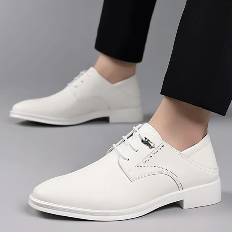 Modern Wedding Office Work Tuxedo Derby Shoes for Men Classic Lace Up Wingtip Oxford Shoes Men's Fashion Business Casual Shoes4