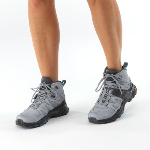 Salomon Salomon X Ultra 4 Mid GTX Hiking Shoe - Women's Quarry/Black/Legion Blue, US 11.0/UK 9.5