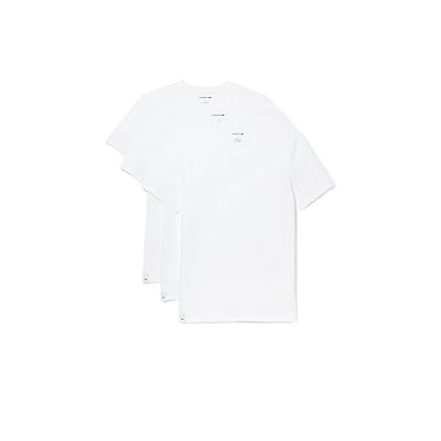 Lacoste 3 Pack V Neck Slim Fit Essential T Shirt Men