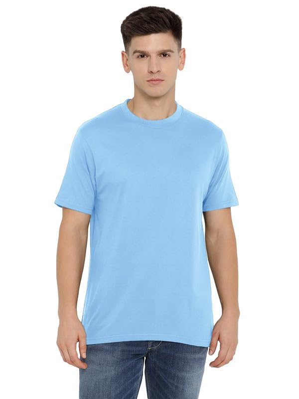 Image of AMERICAN CREW 100% Supima Cotton Round Neck T-Shirt for Men