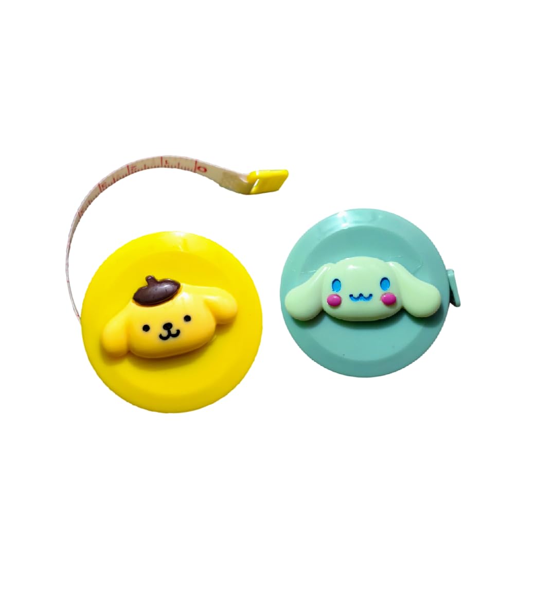 RSP_Retractable Measuring Tape with Doll and Flower Design for Body Measurement Sewing Tailor Tape 150cm/60 Inch (Pack of 2)-picture-30