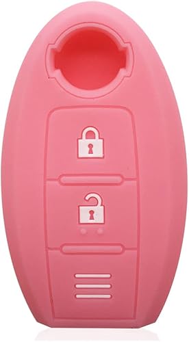 Miniatura 8 de OYTHO Car Key Cover,for Nissan Qashqai J10 Teana Pulsar March Micra Juke Note Sylphy X-Trail Bluebird Tiida Silicone Car Key Remote Key Cover