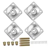 Plaques de montage pour siège - adaptées à la plupart des pieds de meubles, offrant une polyvalente pour la réparation de meubles, plaques de montage pour pieds de meubles