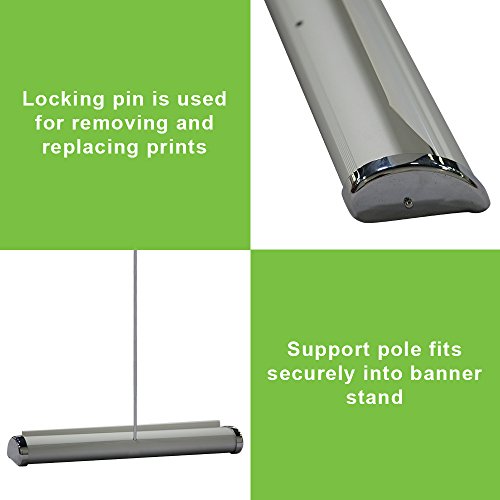 Vispronet - Mini Retractable Banner Stand - Table Top Display Stand - Portable Poster Stand - Fits 11.7in. x 16.5in. Banners - Offices and Retail Stores - Stand Only, Banner not Included (20 Stands) - Thumbnail 4
