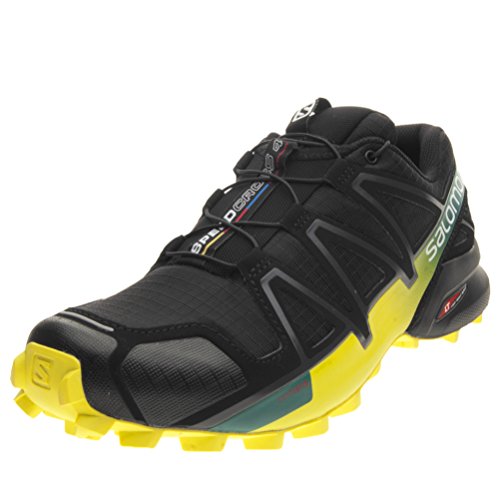 Salomon Men's Speedcross 4 Athletic Shoe, Black, 8.5 M US