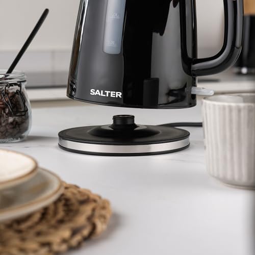 Salter EK5831BLK 1.7 L Deco Kettle – Rapid Boil, 360° Swivel Base, Removable Limescale Filter, Water Level Indicator, Modern Kettle, Boil Dry Sensor & Auto Shut-Off, Otter Controller, 3000 W - Image 5