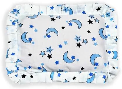 Oreiller rai bleu en graines de moutarde, confort lavable haut de gamme