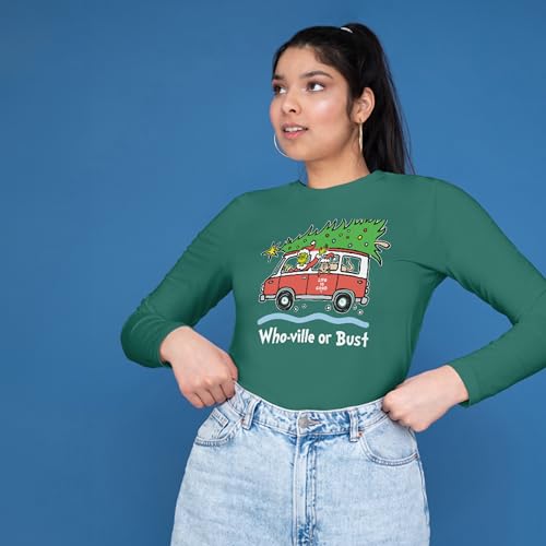 Life is Good Grinch and Max Who-Ville Or Bust Cotton Tee, Shortsleeve Graphic Crew Neck T-Shirt3