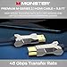 Monster M-Series 3000 Certified Premium 8K High Speed HDMI Cable - 2.1, 4K 120Hz HDMI Cable, 48 Gbps - HDMI Cables for Apple TV, Roku, Smart TV, Laptop, Montior - 9.8 ft