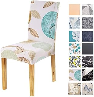 FORCHEER Chair Cover Strech Dining Chair Slipcovers Washable Removable Spandex Kitchen Room Chair