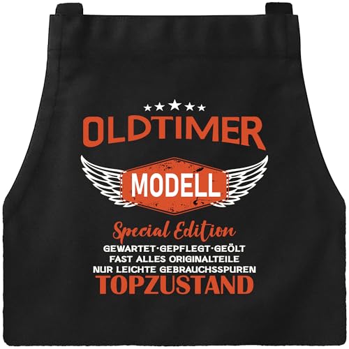 XCSJKJ Grillschrze für Männer mit Spruch OLDTIMER MODELL...