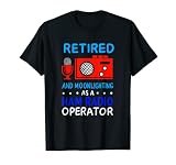 Herren Im Ruhestand als Amateurfunker Radio Funk-Betrieb Hobby T-Shirt