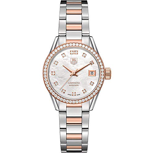 Tag Heuer Carrera Mother of Pearl Dial Ladies Watch WAR2453.BD0777