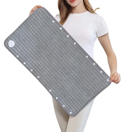 Almohadilla Térmica | Manta de Calor 60x30 cm para Alivio de Cólicos | Almohadilla de Calor Lavable y Portátil para Alivio de Dolor Menstrual Espalda Pie Cintura Cuello Rodilla Silla Cama