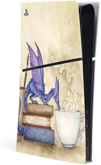 Skinit Decal Gaming Skin Compatible with PS5 Slim Digital Edition Console - Officially Licensed Celtic Wolf by Brigid Ashwood Design