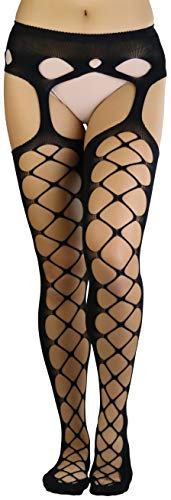 Image of ToBeInStyle Women's Suspender Pantyhose
