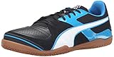 PUMA Men's Invicto Sala Soccer Shoe, Black/White/Cloisonne, 11.5 M US