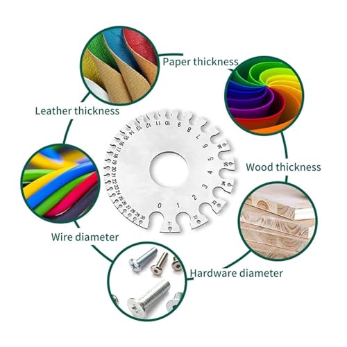 Medidor de Espesor y Diámetro de Alambre de Acero Inoxidable miniatura 3