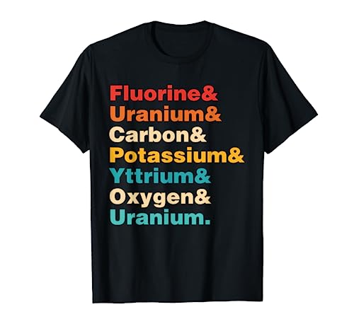 Fluorine& Uranium& Carbon& Potassium& Yttrium& Oxygen