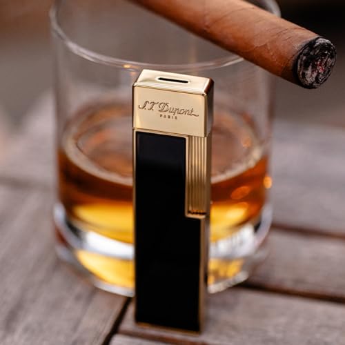 Encendedor S.T. Dupont Twiggy Metal Negro y Cromo miniatura 7