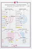 Washington Nationals Game-Used Lineup Card vs. Milwaukee Brewers on July 14, 2024 - MLB Game Used Lineup Cards