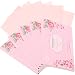 500 Counts Flax Oil Blotting Paper Sheets Oil Absorbing Tissues Sheets for Both Men Women, Prevent Blackhead, No Synthetic Fragrances (Pink)