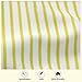 HAPPYMA Baby Swimsuit Toddler Girl Bathing Suit Summer Stripe Bikini Set Beach Two Piece Swim Wear (Yellow, 4-5T)