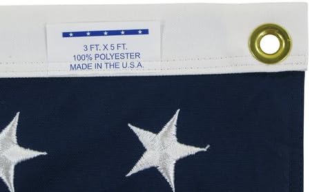 10' x 19' Tough Tex - 2-Ply Polyester US Flag