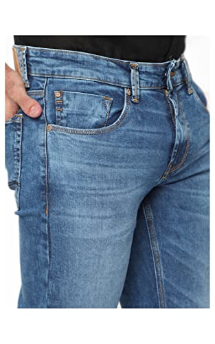 Image of Spykar Men's Skinny Fit Low-Rise Casual Jeans