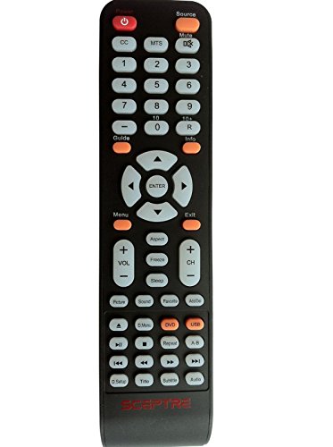 Sceptre X32 TV/DVD Combo Remote Control for E165BDHD E195BDSHD E243BDFHD E325BDHD E325BDHDW E325BVHD