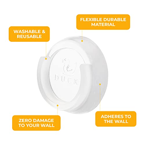 Ducki Designs Baby Gate Bumpers (Clear) - Self Adhesive Wall Protector For Baby Gate Fence - Removable, Reusable, Washable - Baby Safety Gate Wall Padding - Baby Gate Accessories - Child Proofing Kit #TOP3