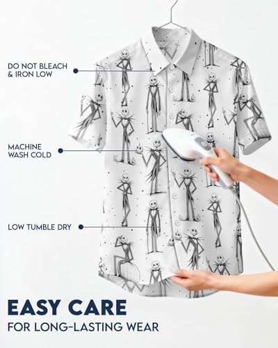 Image of 99TIMORO Fathers Film Button Down Shirt for Men, Funny Hawaiian Short Sleeve Top, Summer Beach Gifts